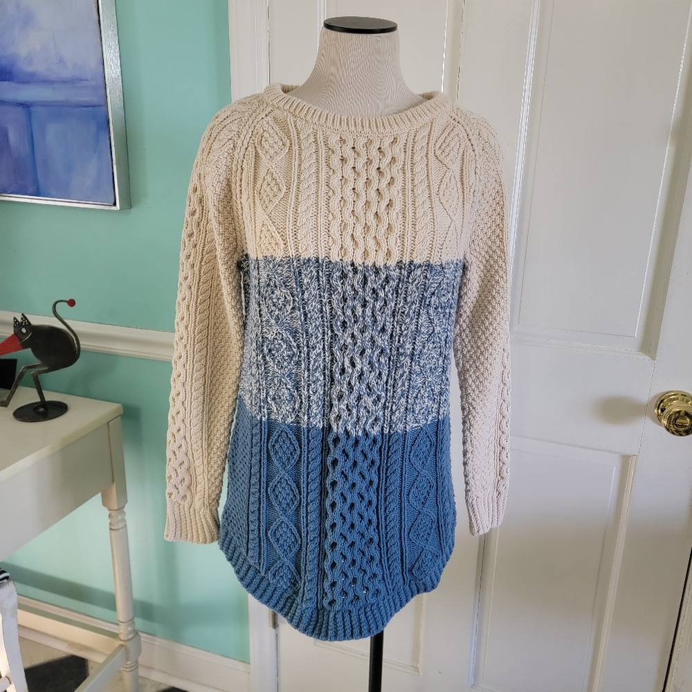 L.L. Bean "Signature" Fishermans Sweater - Picture 3 of 12